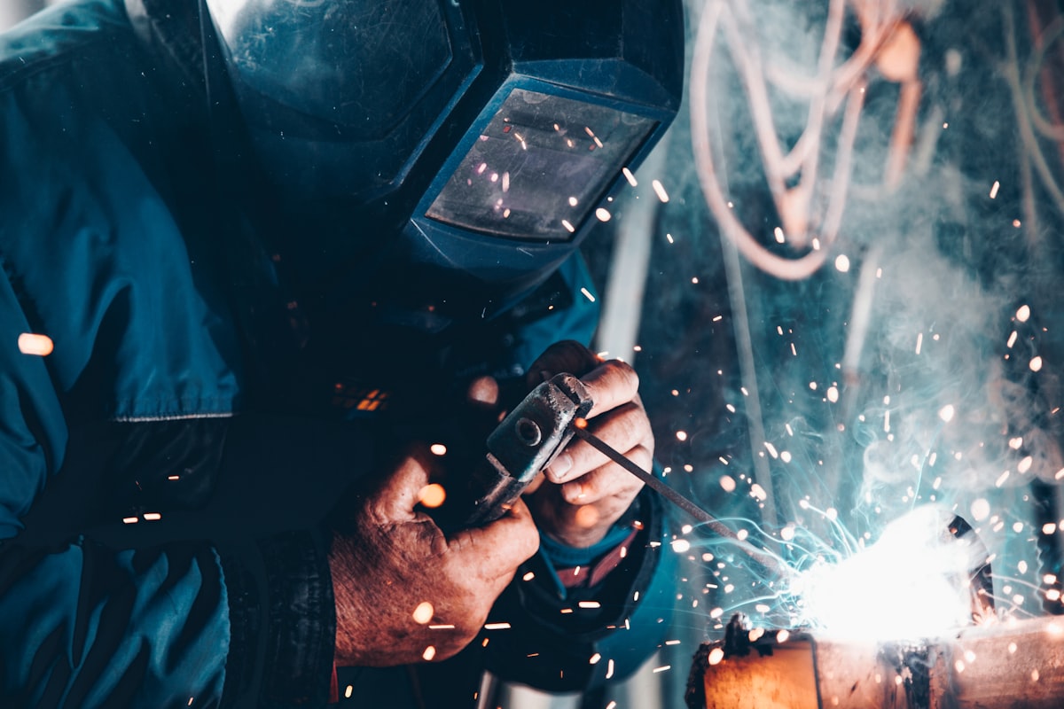 Precision welding on a manufacturing line